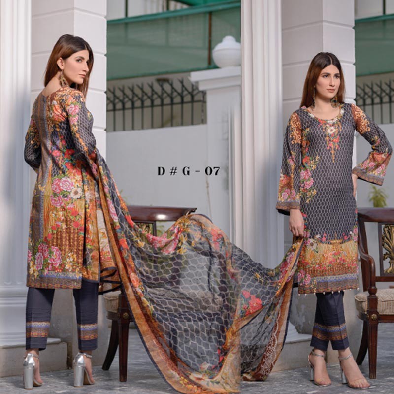 Ghonghat Pakistani Lawn DG- 07