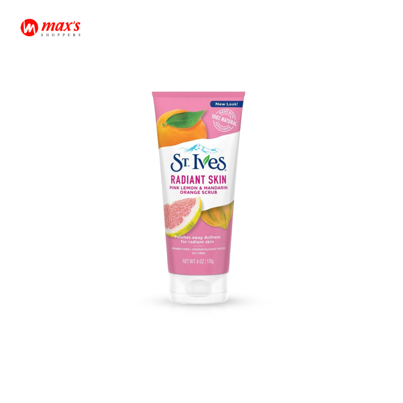 St. Ives Radiant Skin Pink Lemon & Mandarin Orange Scrub - 170g