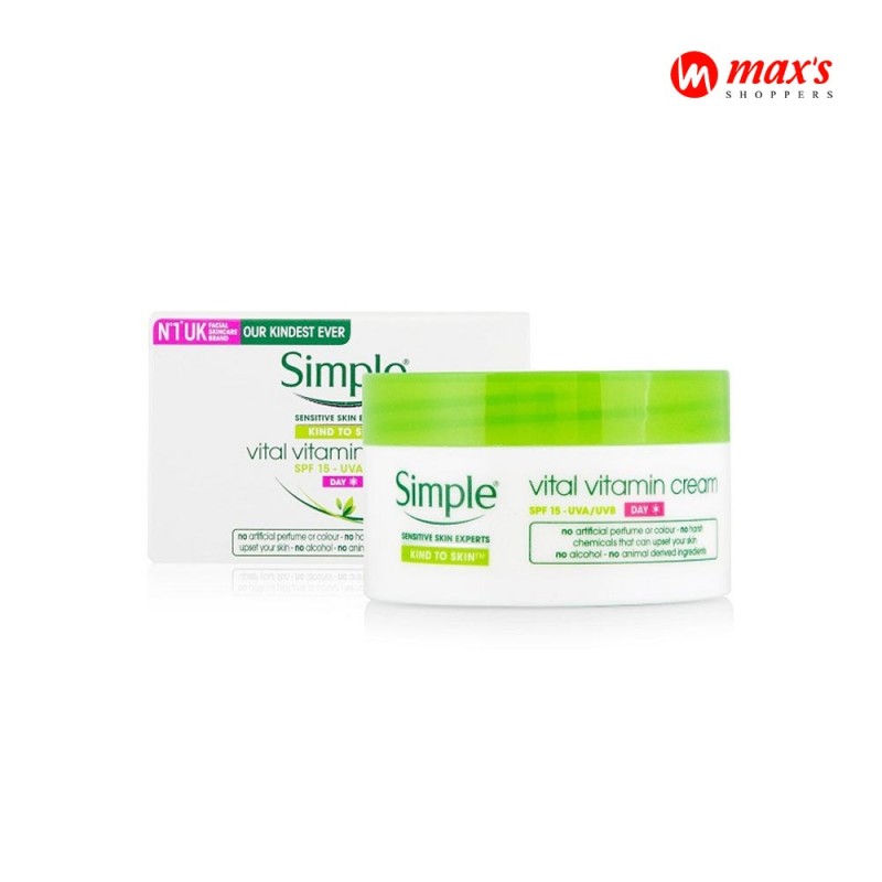 Simple kind to skin vital vitamin day cream 50ml