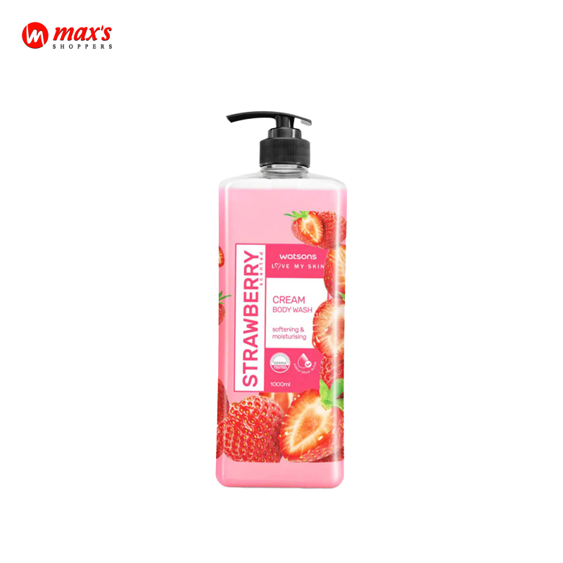 Watsons Strawberry Cream Body Wash 1000ml