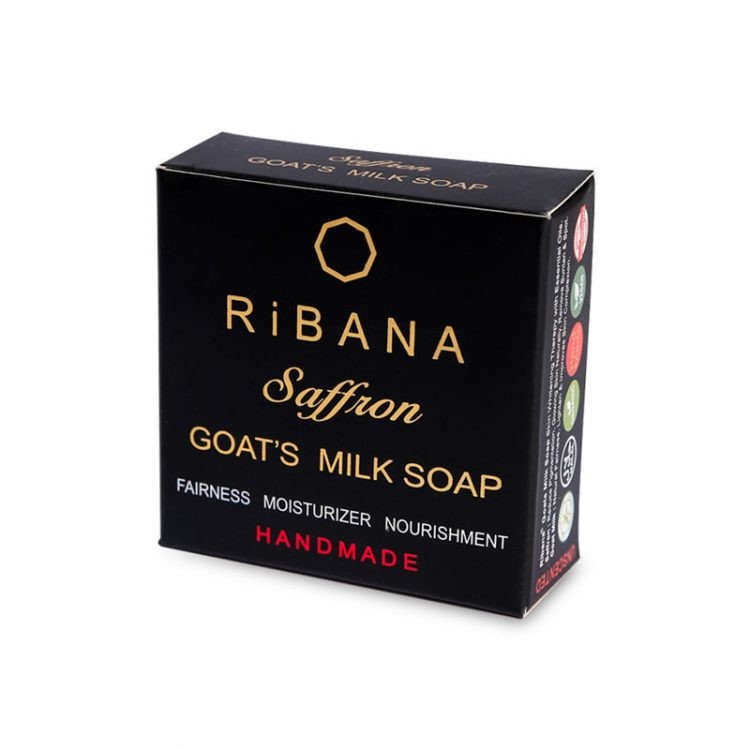 RIBANA Saffron Goats Milk Soap