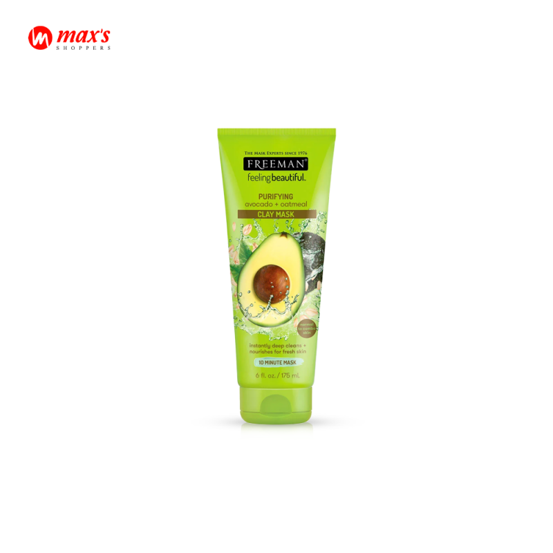 Freeman Purifying Avocado & Oatmeal Clay Mask - 175ml