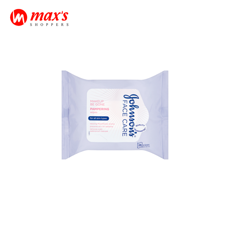 Johnson's Face Care Makeup Be Gone Pampering Wipes (25)