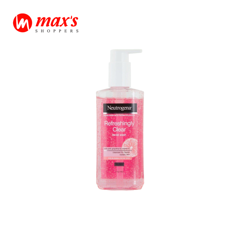 Neutrogena Refreshingly Clear Facial Wash with Pink Grapefruit and Vitamin C, 200ml