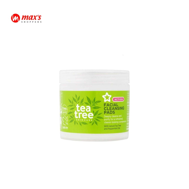 Superdrug S/D TEA TREE CLEANSING PADS X40