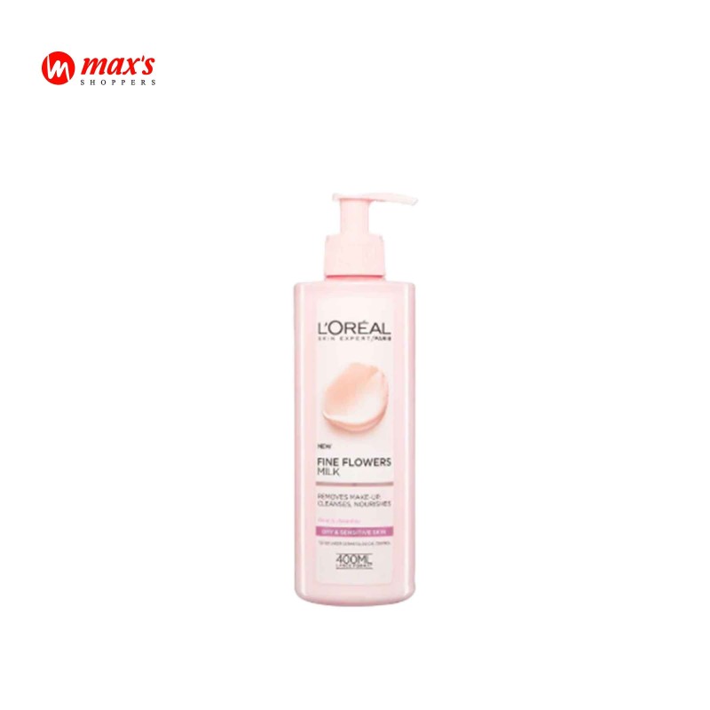 L'Oreal Paris Fine Flowers Cleansing Milk Dry Skin 400ml