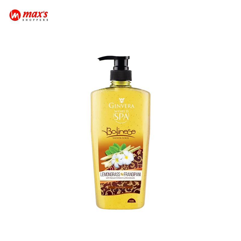 Ginvera shower scrub lemongrass 750ml